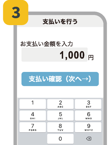 店舗でのご利用方法